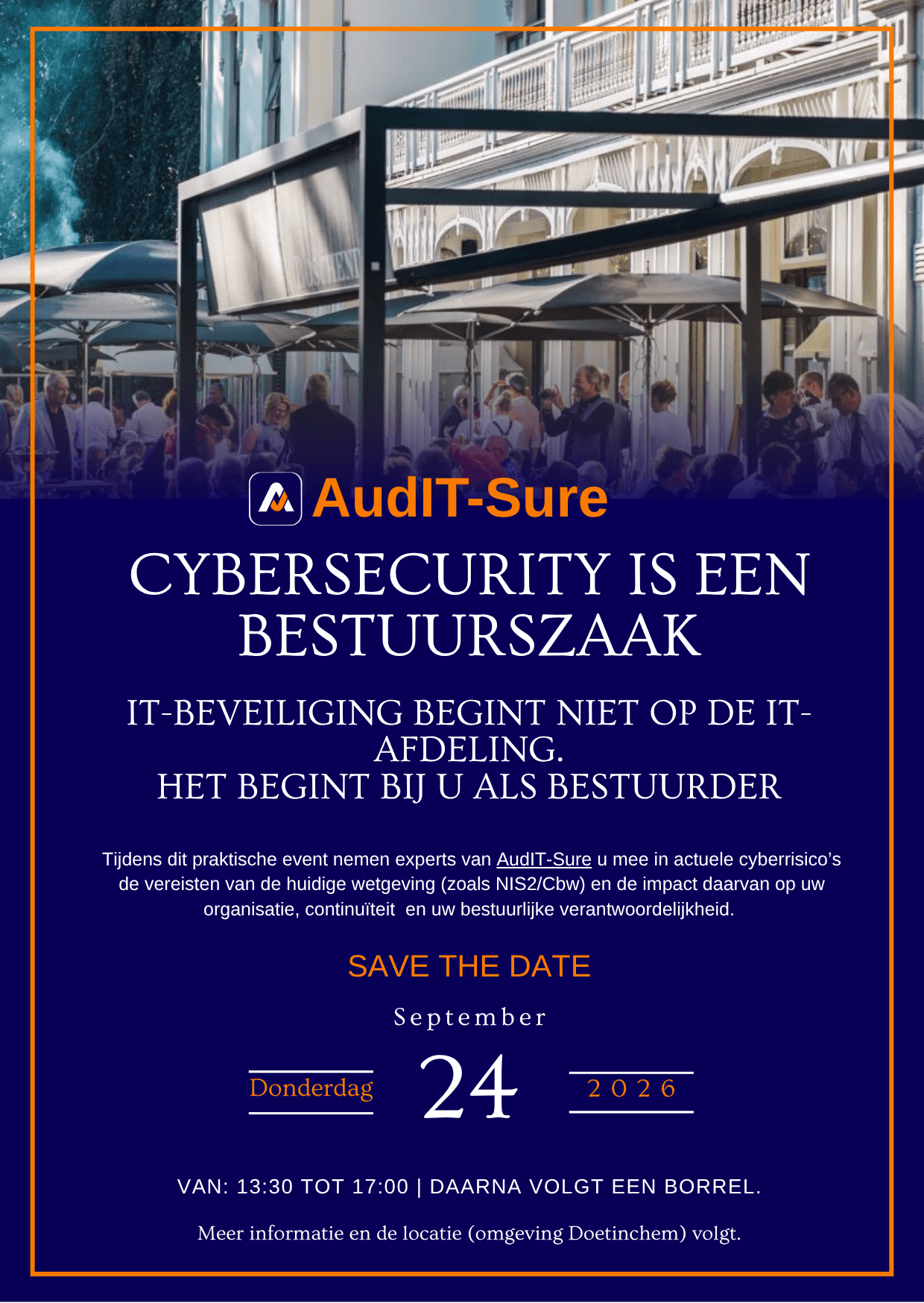 Flyer cybersecurity event AudIT-Sure